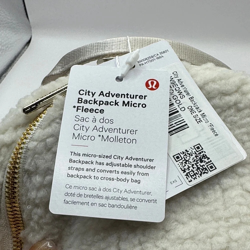 Lululemon City Adventurer Backpack Micro *Fleece - Picture 2 of 6